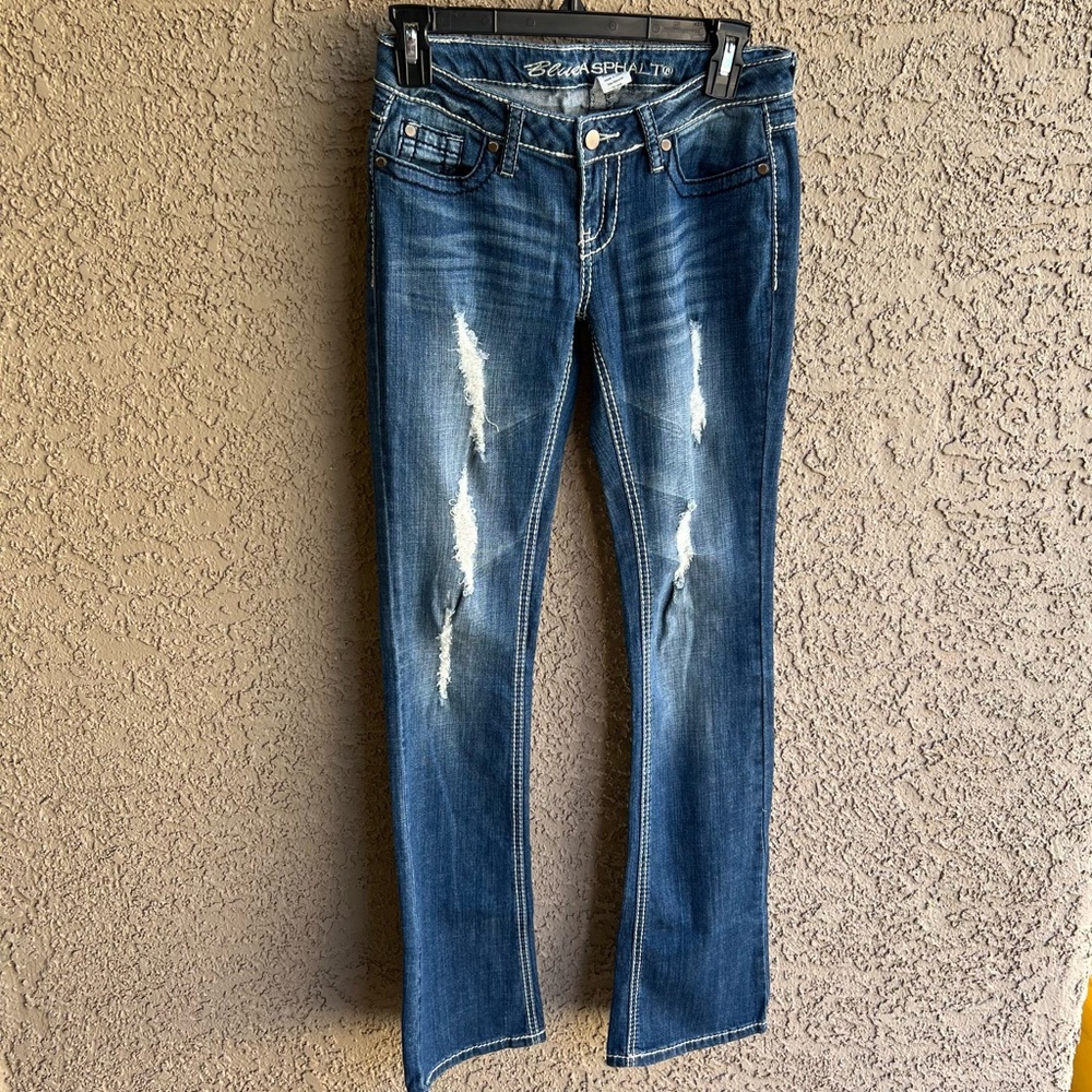 Blue asphalt jeans